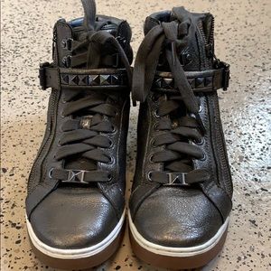 Michael Kors sneakers in gunmetal gray